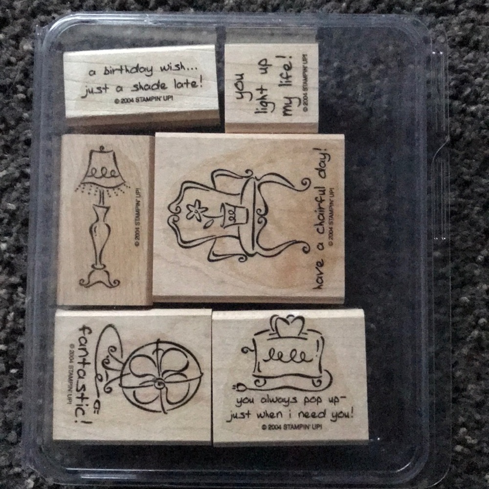 Stampin’ Up Furnished With Love Wood Stamp Set
